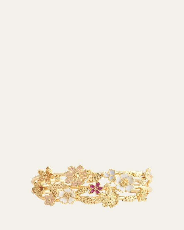 Wildflowers Bangle Bracelet